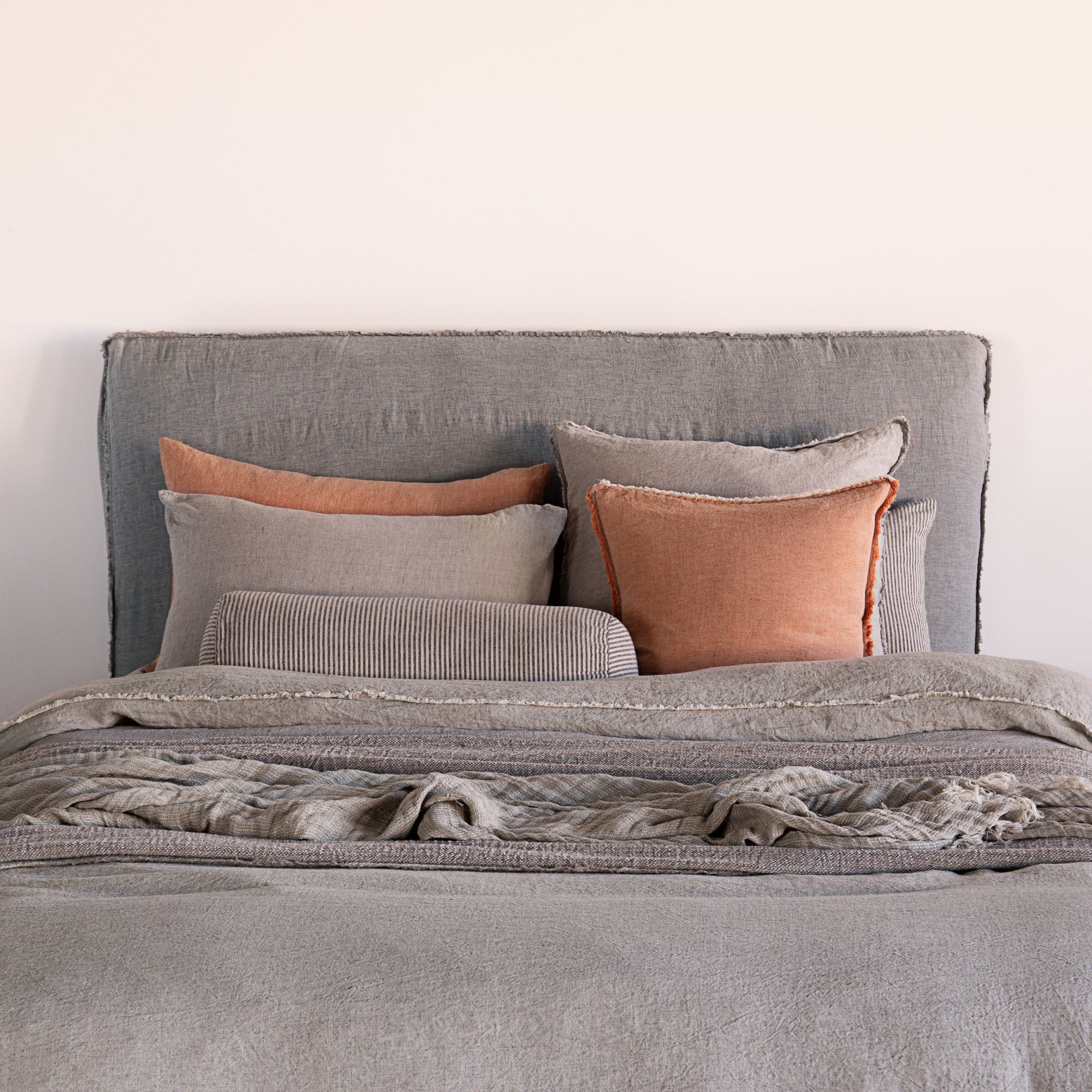 Basix Linen Pillowcase | Sandy Grey | Hale Mercantile Co.