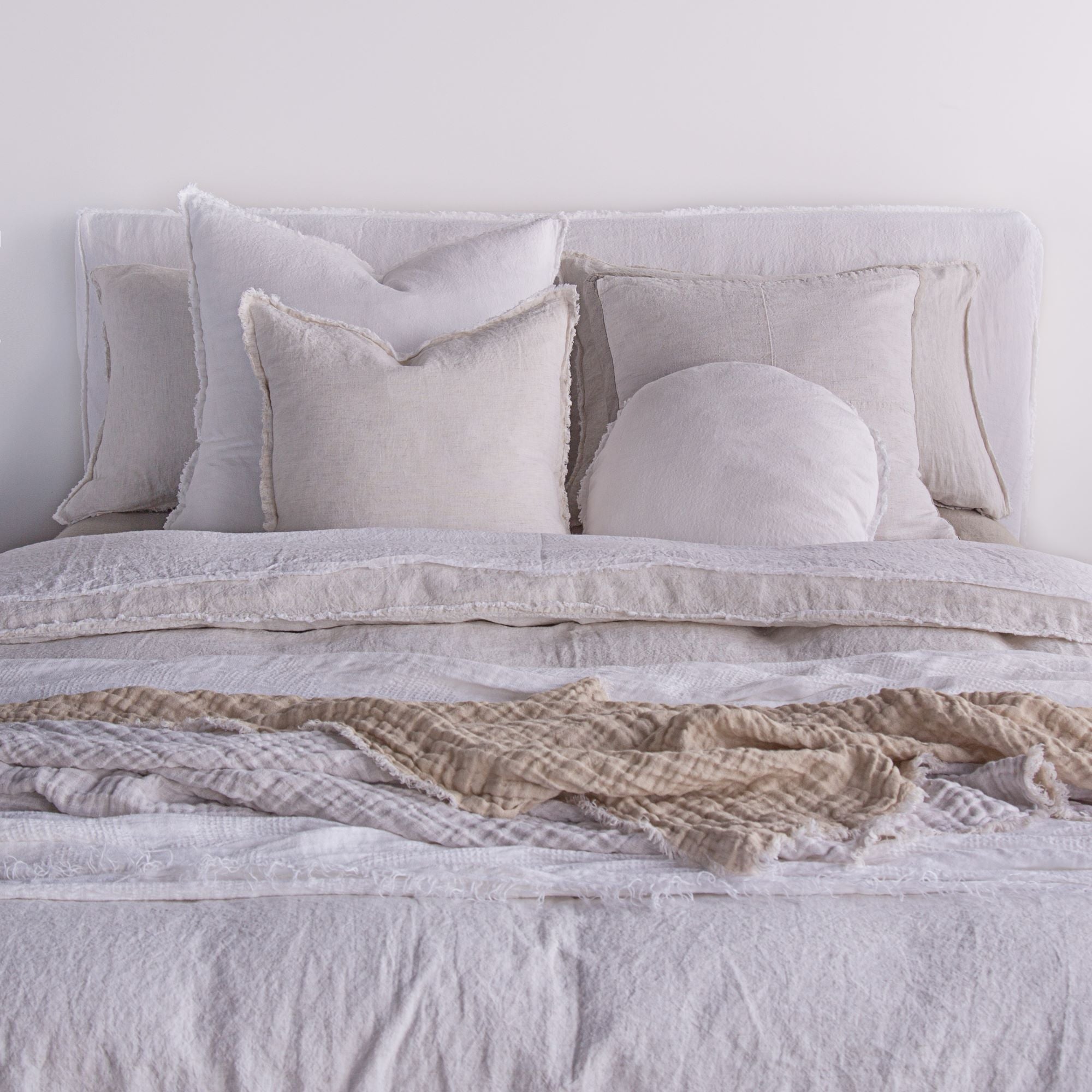 Linen Pillow Cover | Pale Stone | Hale Mercantile Co.