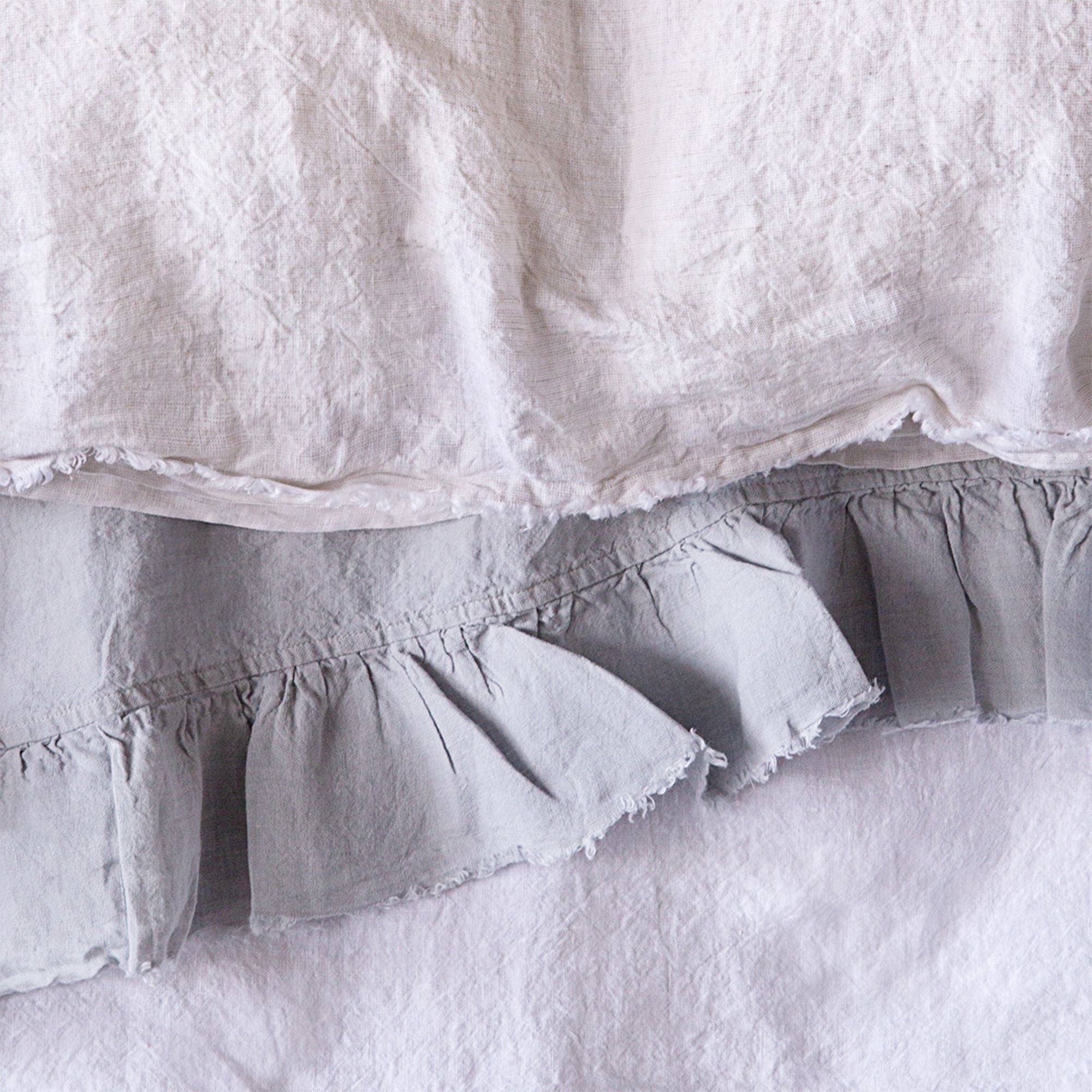 Linen Flat Sheet | Pale Grey | Hale Mercantile Co.