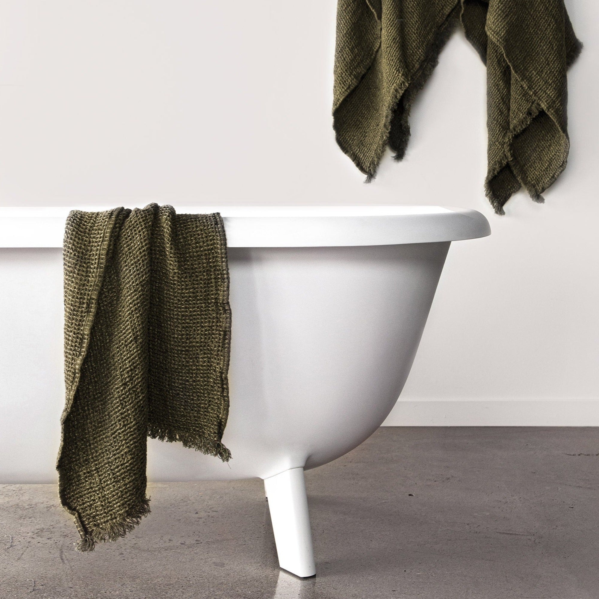 Linen Hand Towels | Deep Khaki | Hale Mercantile Co.
