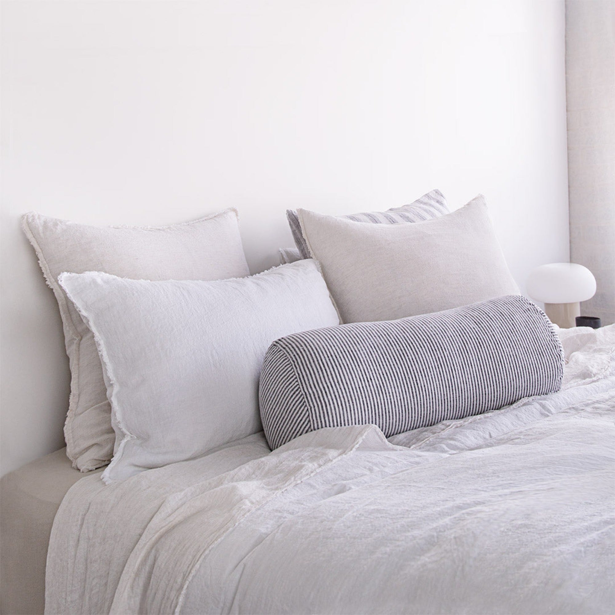Flocca Linen Pillowcase | Antique White | Hale Mercantile Co.