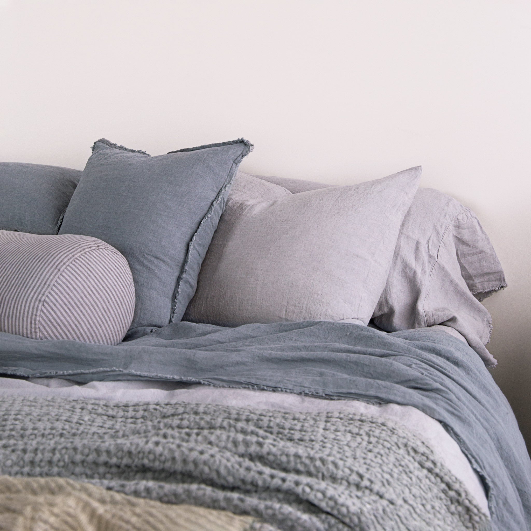 Basix Linen Pillowcase | Pale Grey | Hale Mercantile Co.