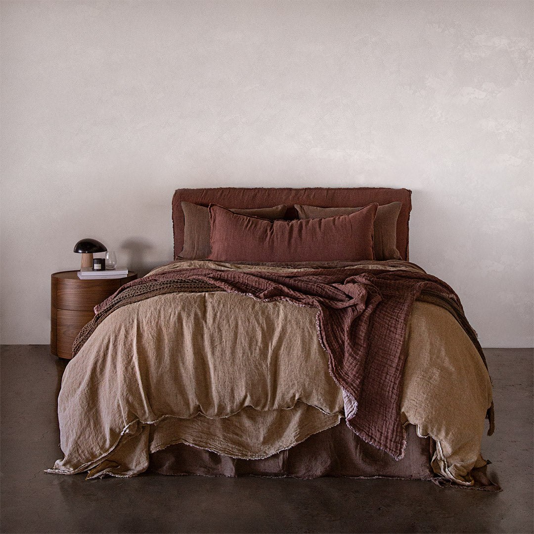 Long Body Pillow | Muted Mulberry | Hale Mercantile Co.