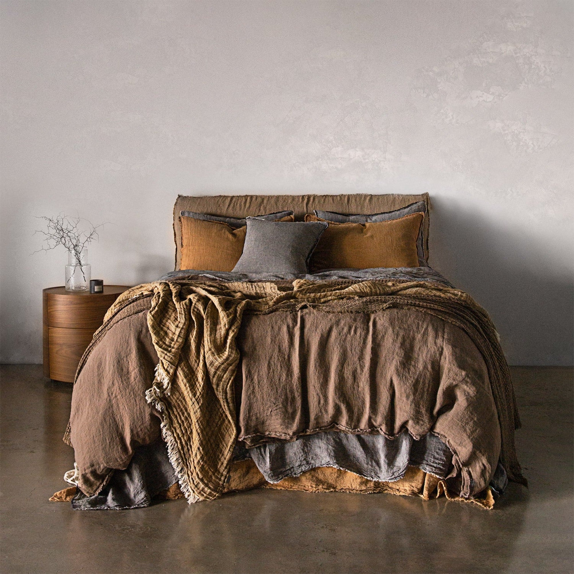 Linen Pillow Cover | Muted Black | Hale Mercantile Co.