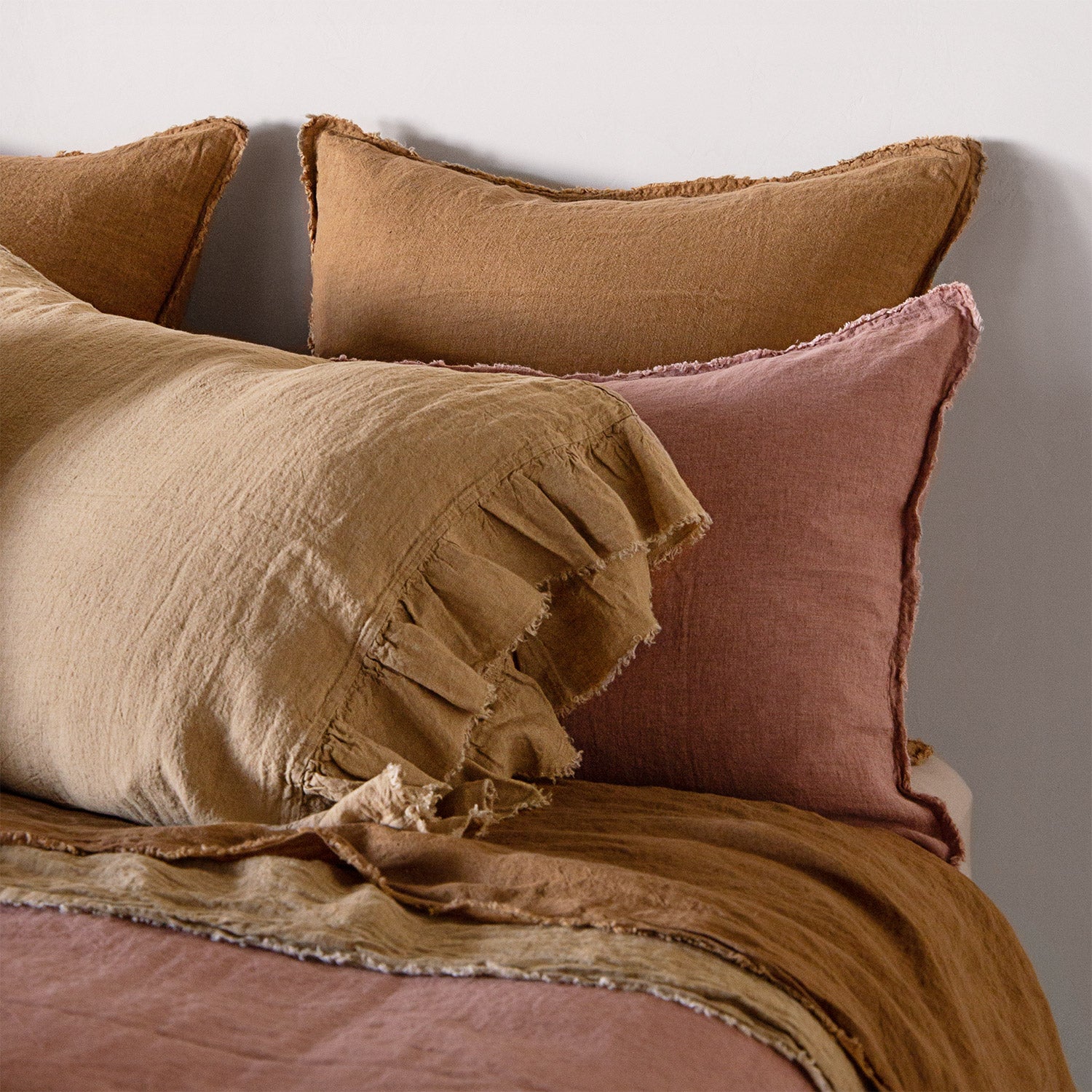 Pure Linen Pillowslip | Caramel Tone | Hale Mercantile Co.