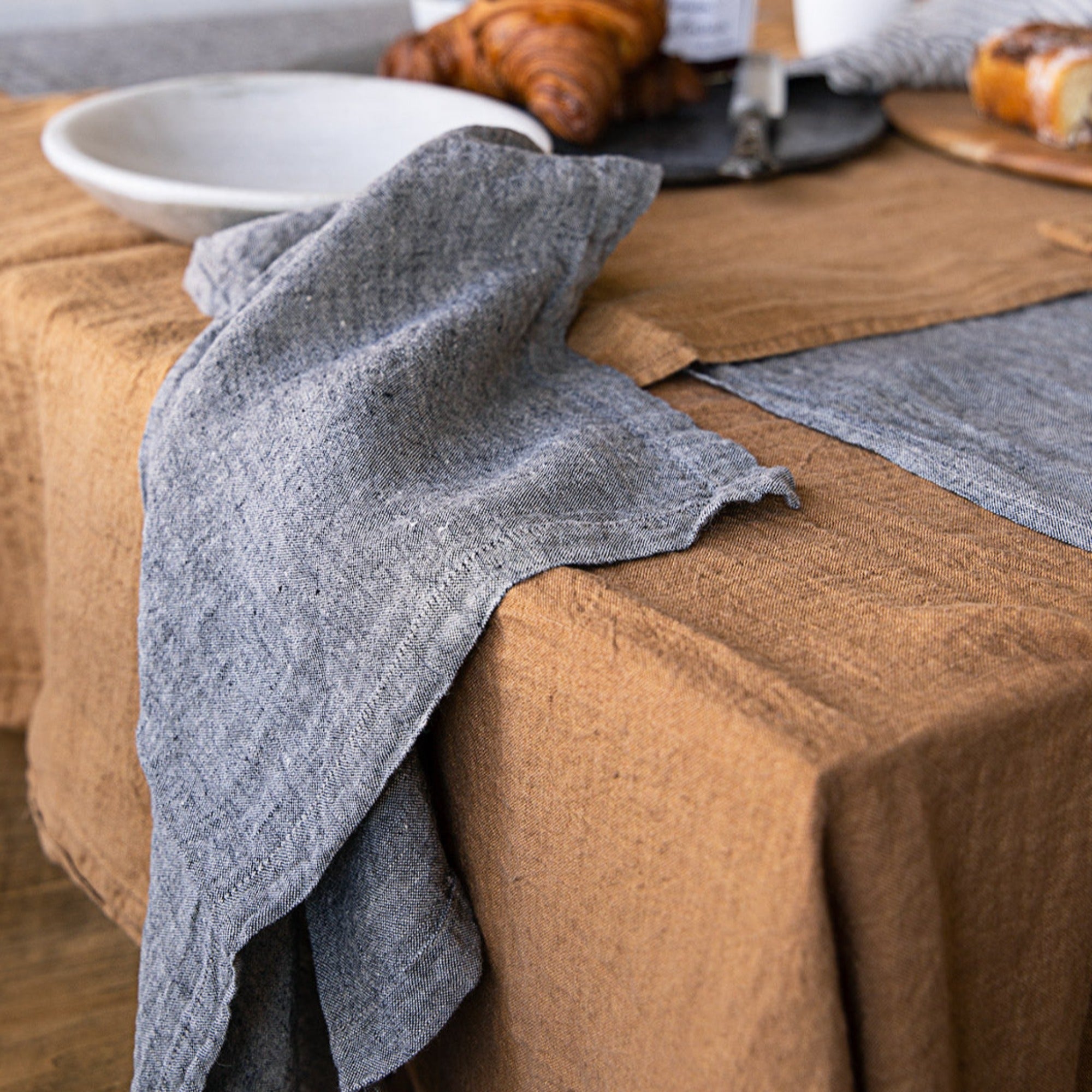 Linen Tablecloth | Rust Tone  | Hale Mercantile Co.