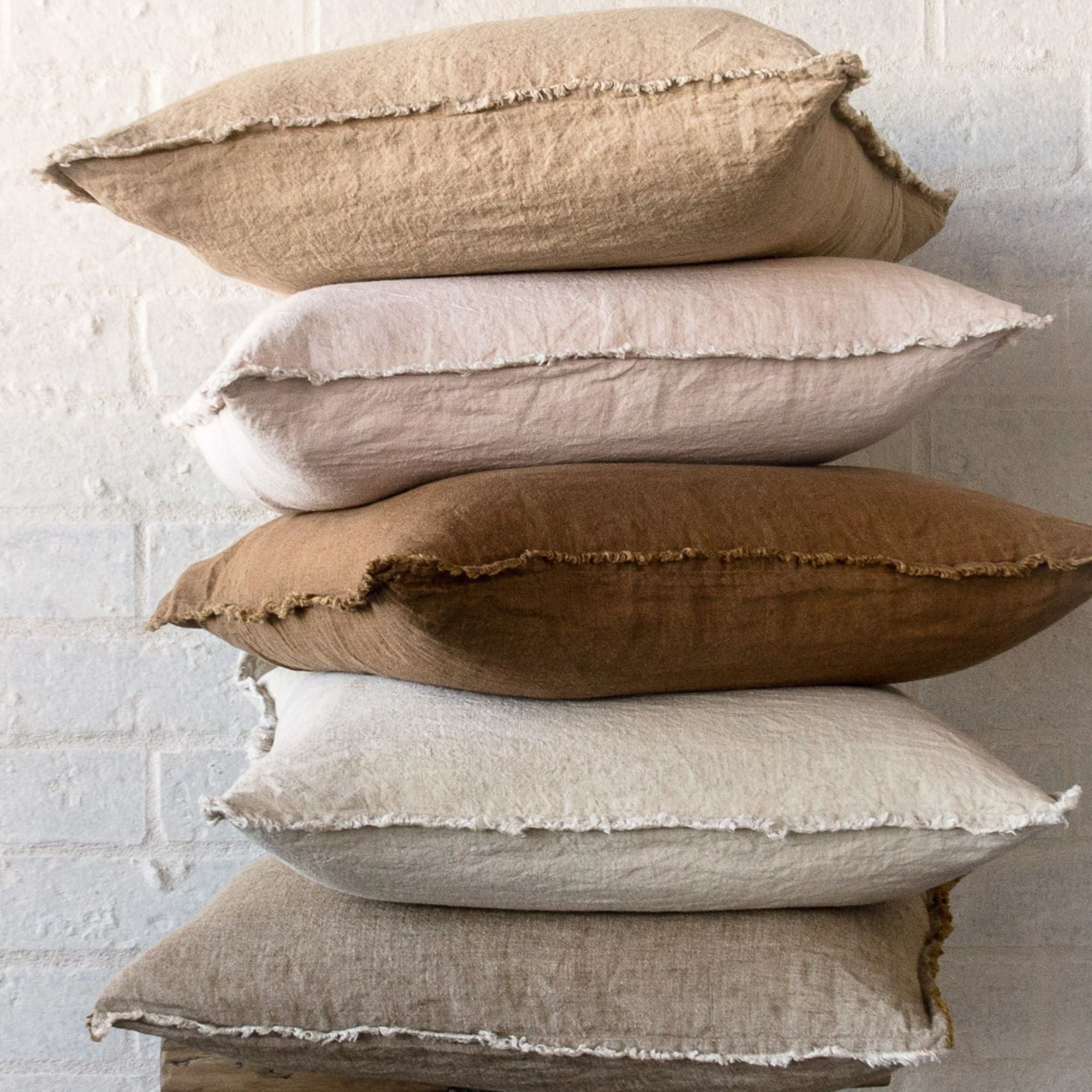 Linen Pillow Cover | Caramel Tone | Hale Mercantile Co.