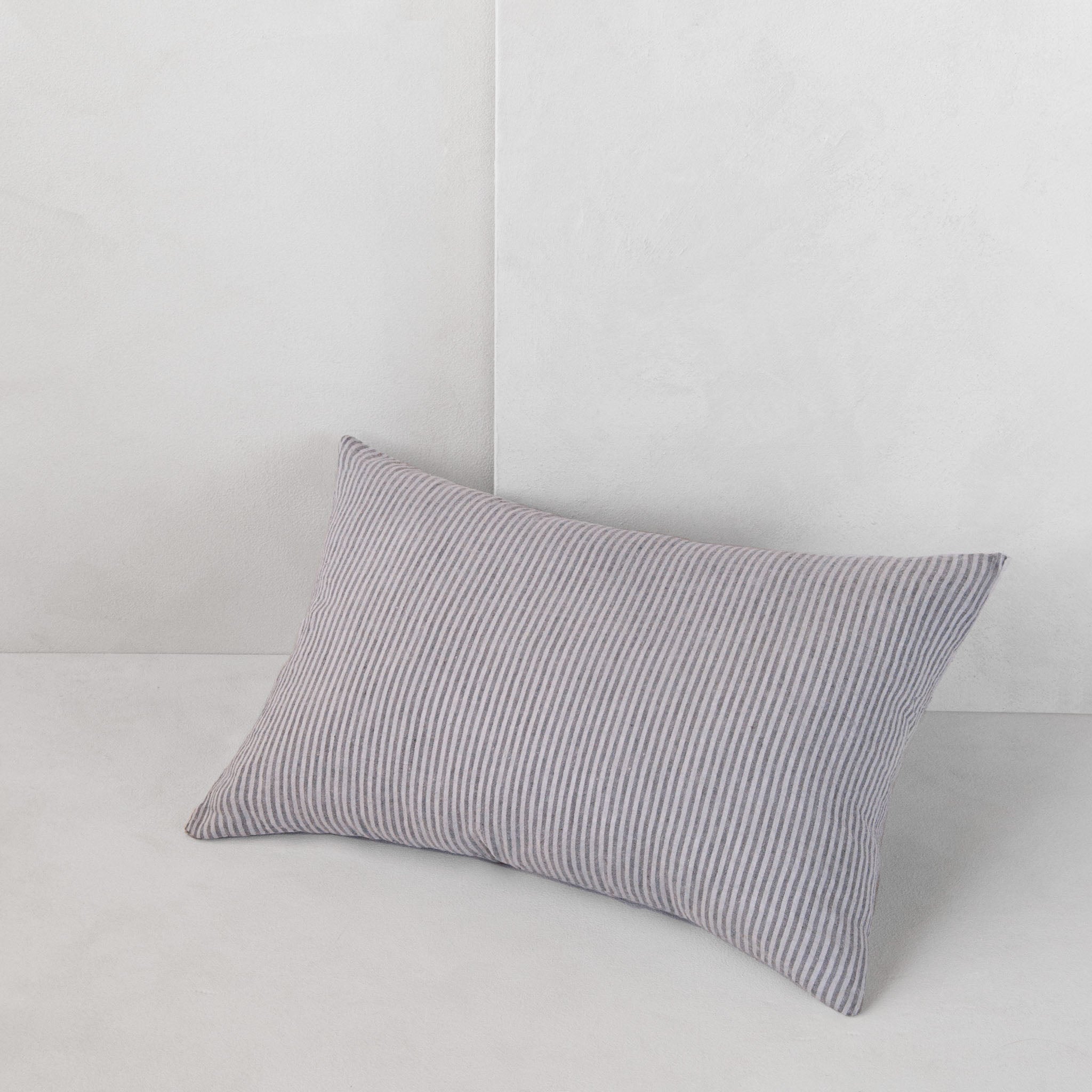 Stripe Linen Pillow | Grey Stripe | Hale Mercantile Co.