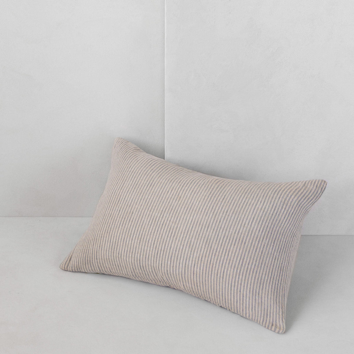 Basix Stripe Linen Pillow - Roy/Sable