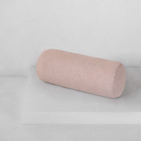 Basix Linen Bolster Pillow - Rosa/Floss