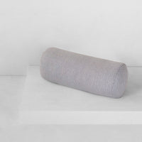 Basix Linen Bolster Pillow - Tempest/Fog