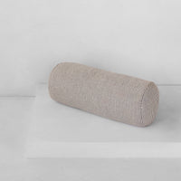 Basix Linen Bolster Pillow - Nox/Sable