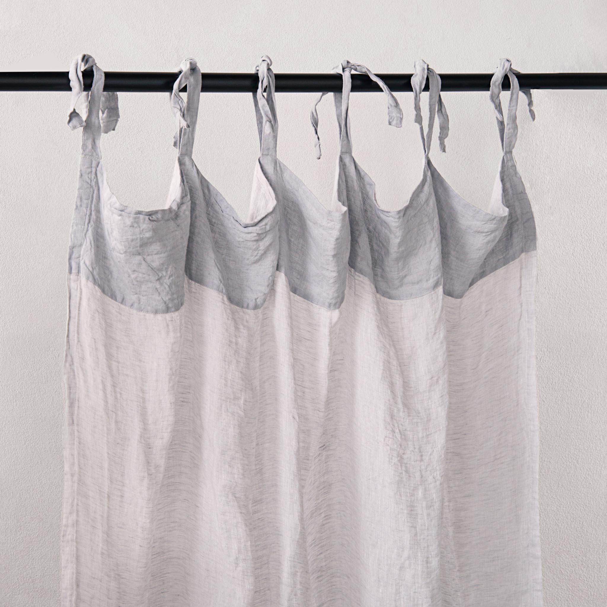 Linen Curtains | Pale Grey Sheer Curtains | Hale Mercantile Co.