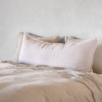 Flocca Linen Body Pillow - Petra