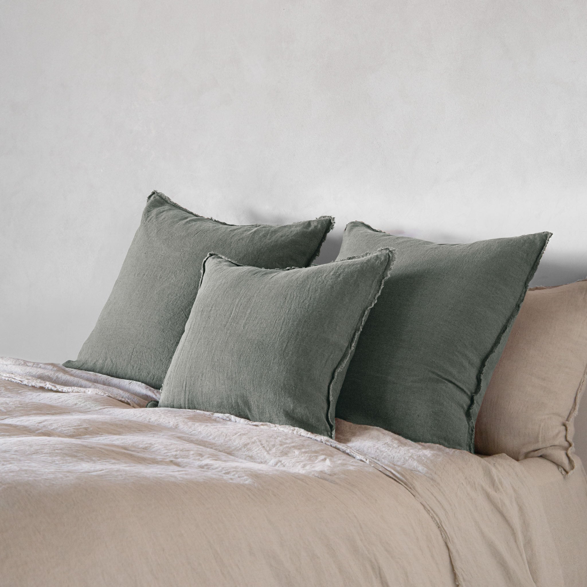 Linen Pillow Cover | Oceanic Green Blue | Hale Mercantile Co.