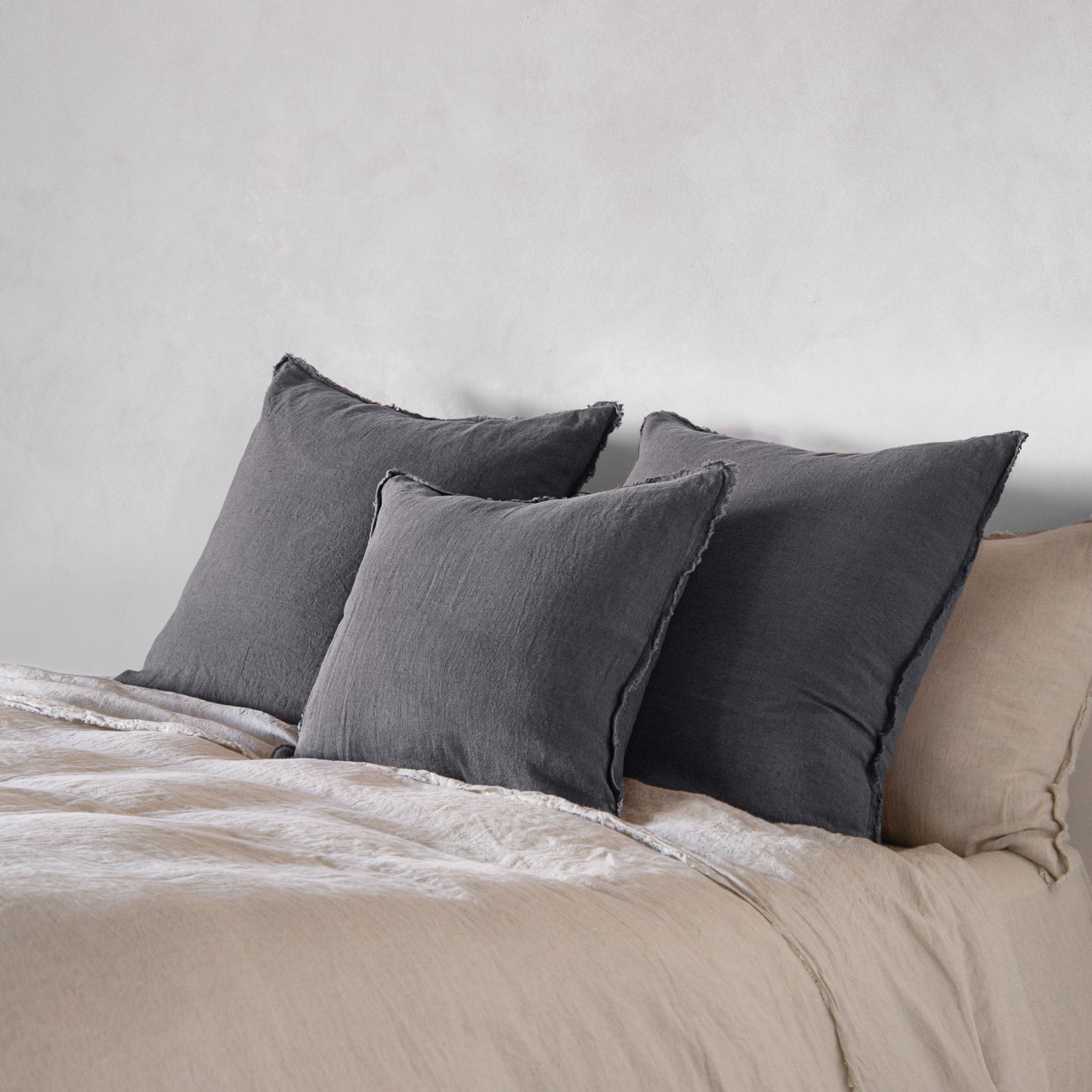 Linen Pillow Cover | Charcoal Grey | Hale Mercantile Co.