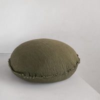 Flocca Macaron Linen Pillow - Armee