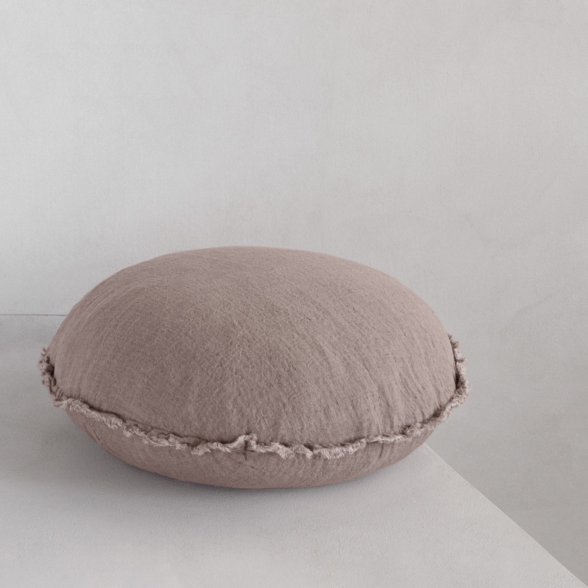 Round Linen Pillow | Lavender Tone | Hale Mercantile Co.