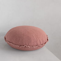 Flocca Macaron Linen Pillow - Rosa