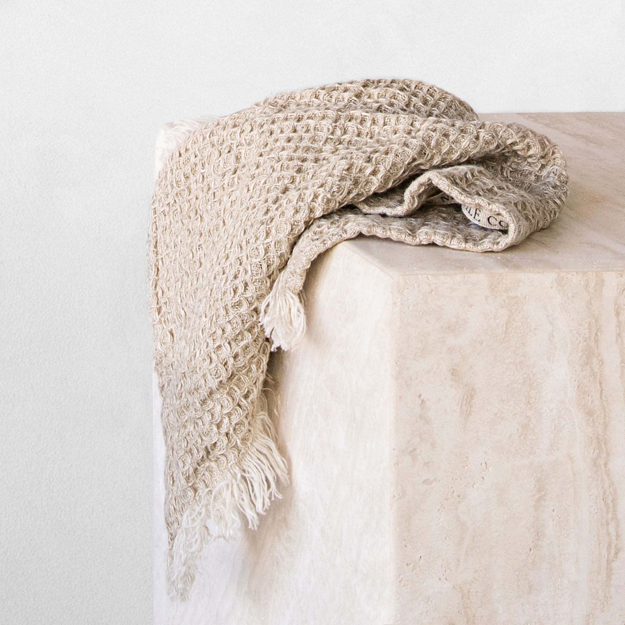 Linen Face Towel | Sandy Color | Hale Mercantile Co.
