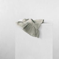 Kristine Linen Guest Towels - Argent
