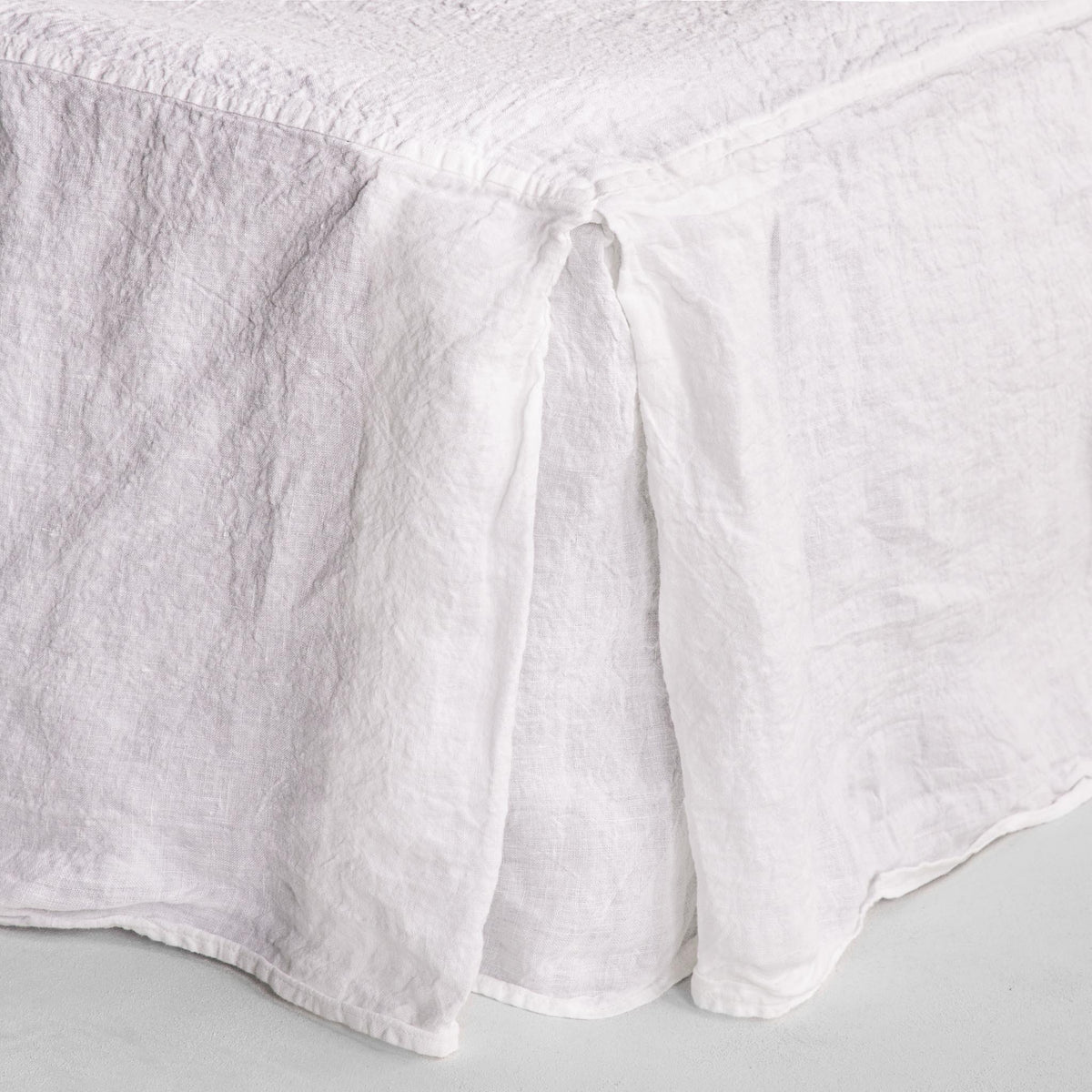 Basix Linen Bed Skirt - Ayrton