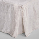 Basix Linen Bed Skirt - Petra