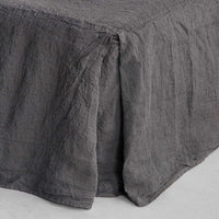 Basix Linen Bed Skirt - Tempest