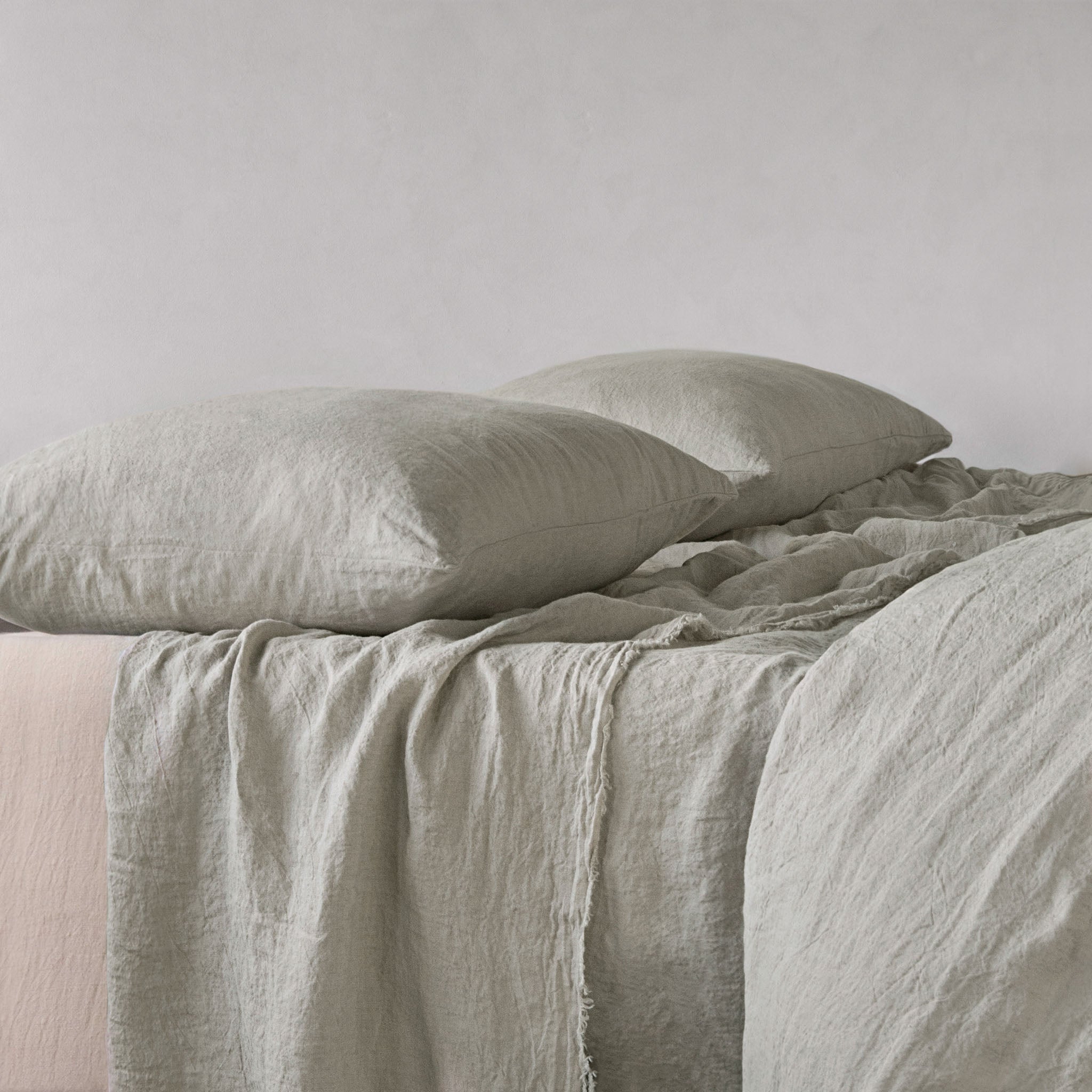 Basix Linen Pillowcase | Silvery Sage | Hale Mercantile Co.