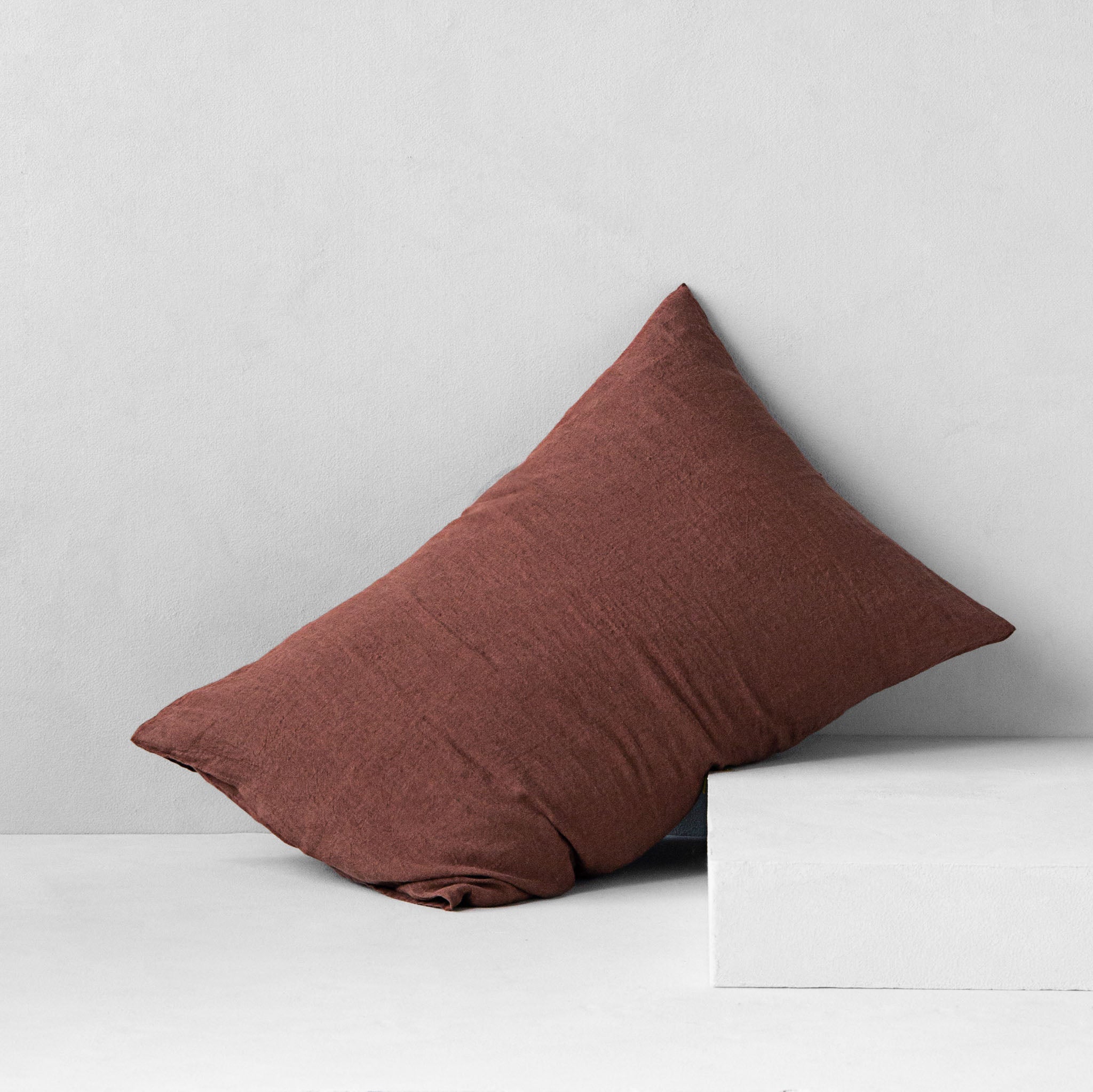 Basix Linen Pillowcase | Muted Mulberry  | Hale Mercantile Co.