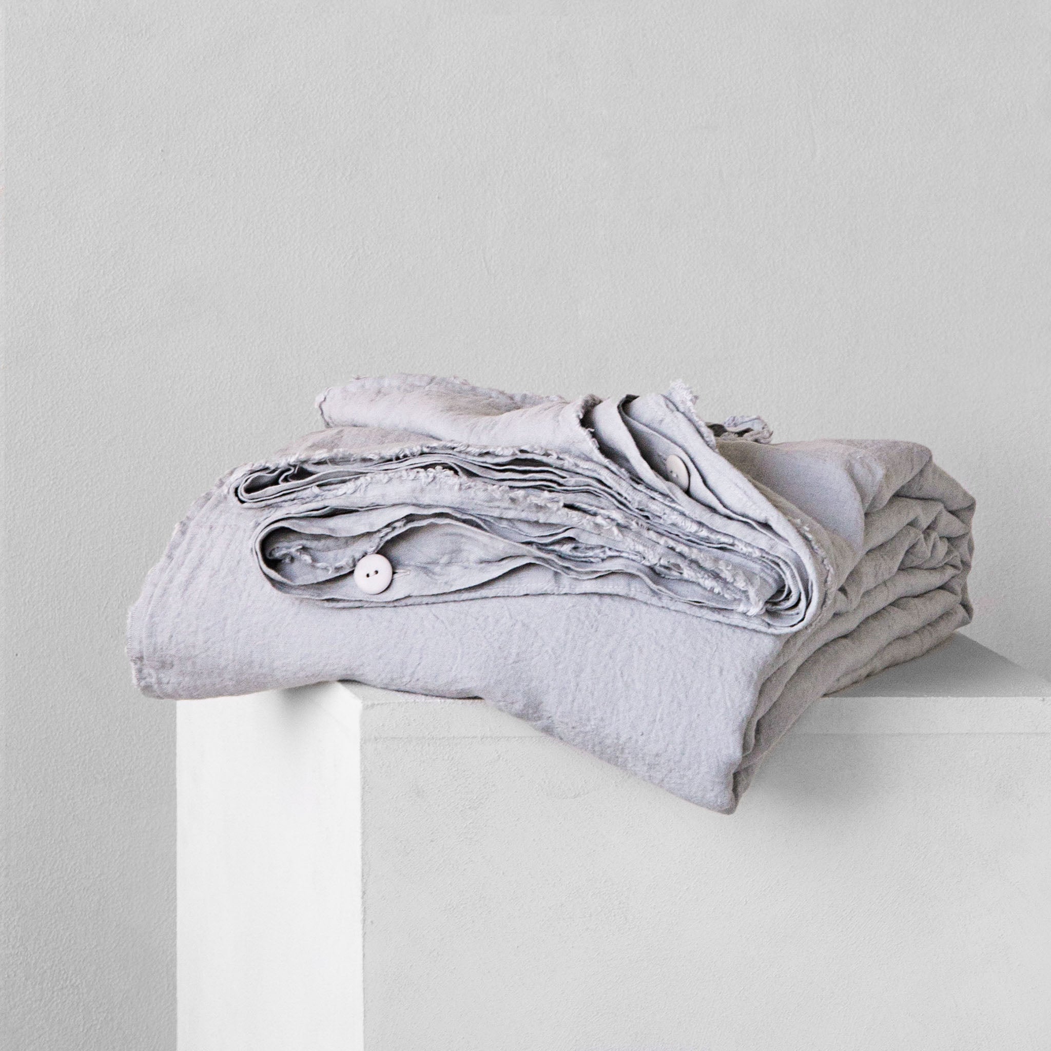 Linen Duvet Cover | Pale Grey | Hale Mercantile Co.