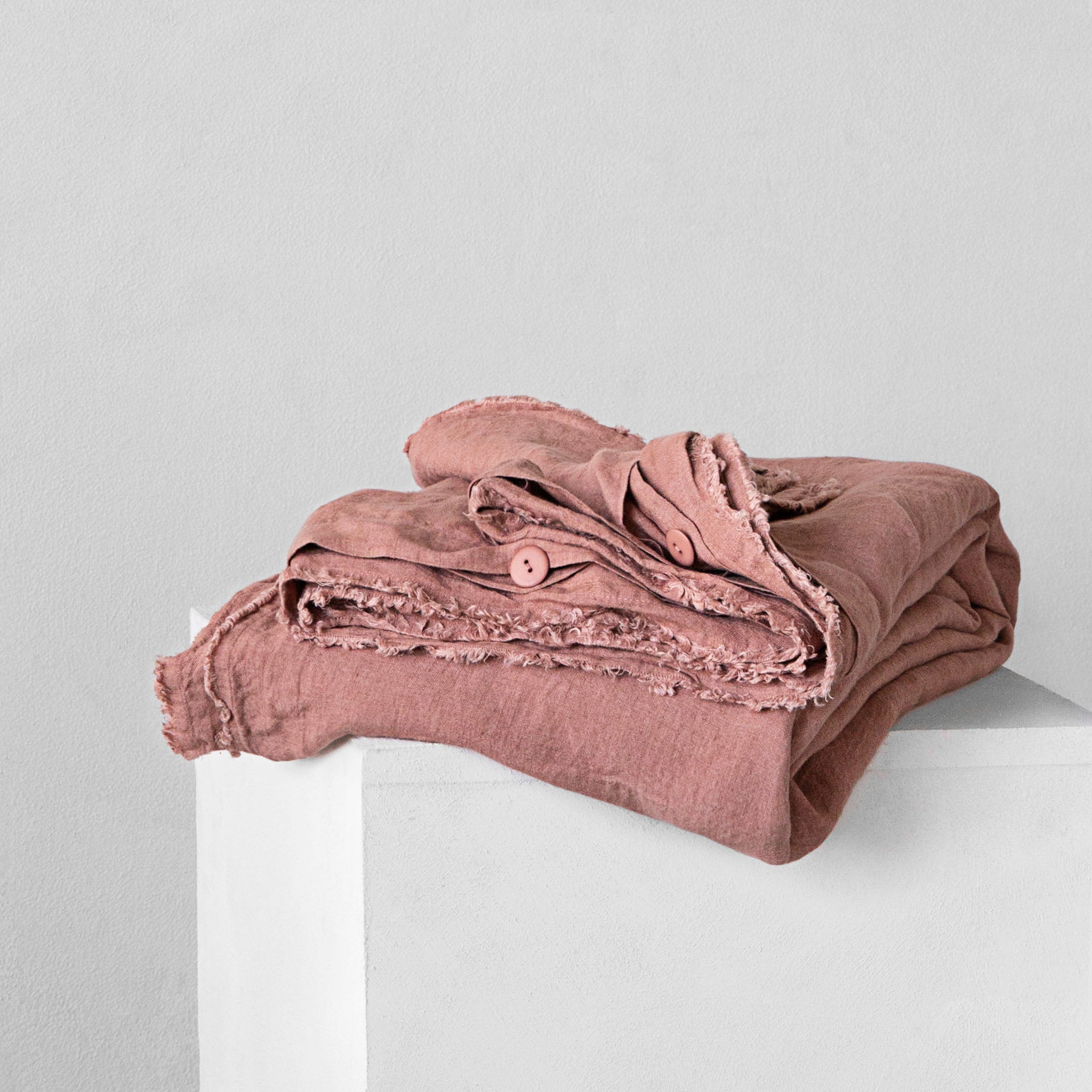 Linen Duvet Cover | Clay Pink | Hale Mercantile Co.
