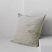 Flocca Linen Pillow - Argent