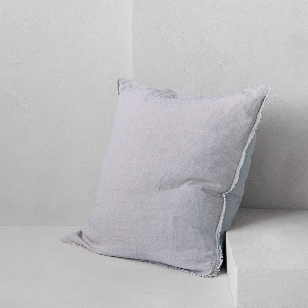 Flocca Linen Pillow - Fog