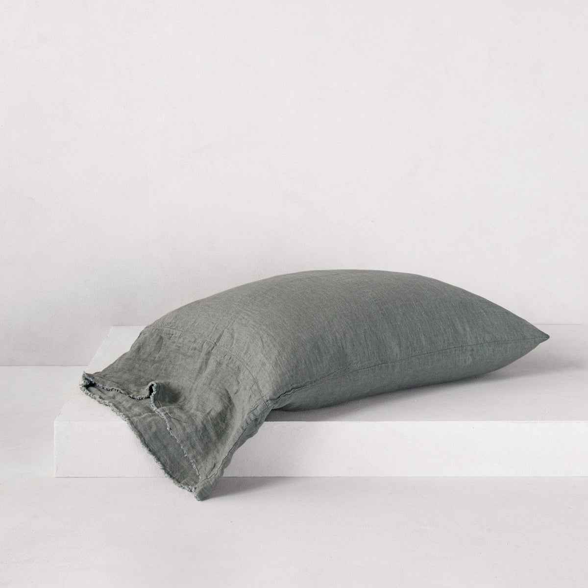 Flocca Long Linen Pillowcase - Mare