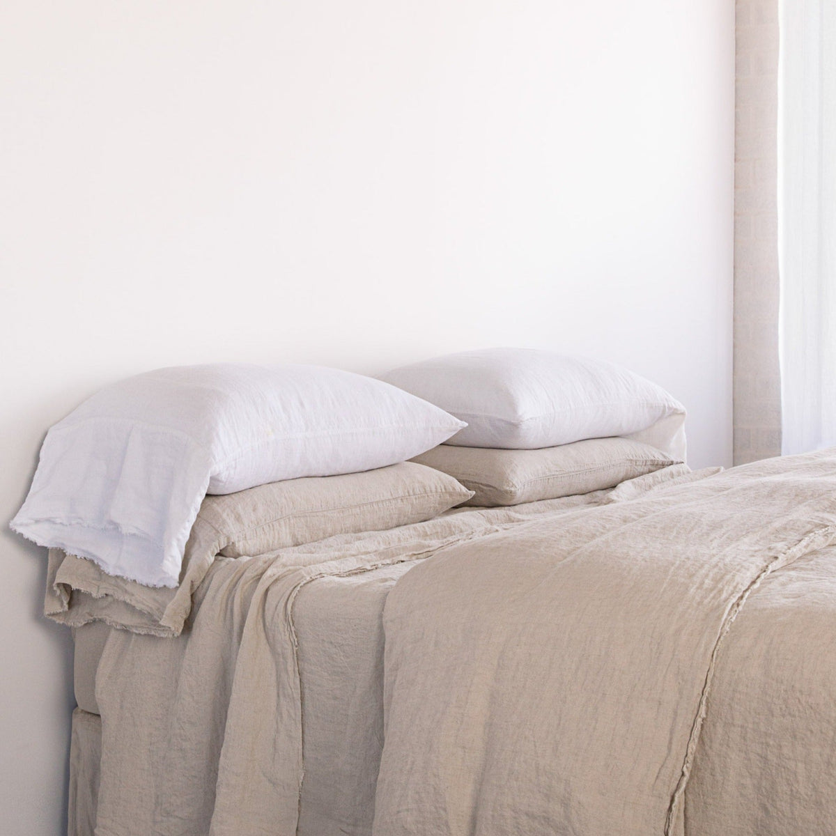 Flocca Long Linen Pillowcase - Ayrton