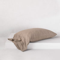 Flocca Long Linen Pillowcase - Cep