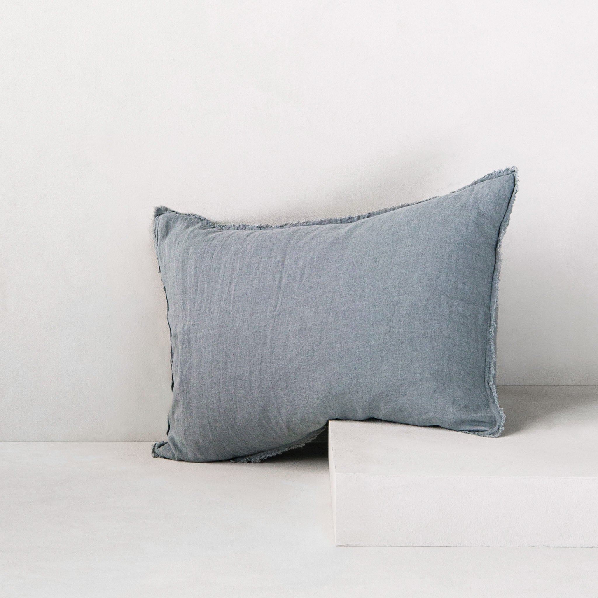 Flocca Linen Pillowcase | Cornflower Blue | Hale Mercantile Co.
