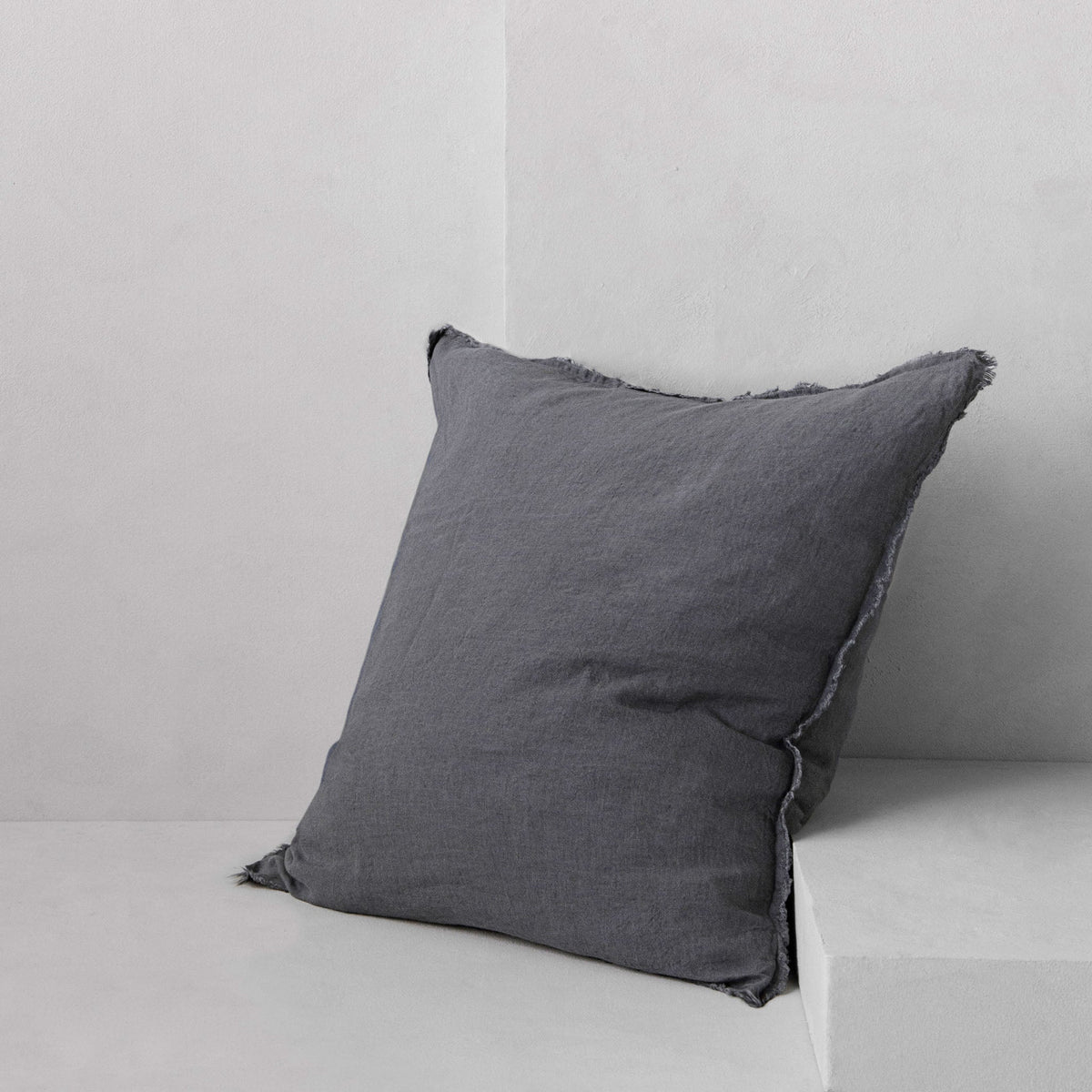 Flocca Linen Pillow - Tempest
