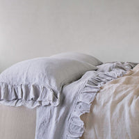 Kristine Linen Pillowcase - Fog