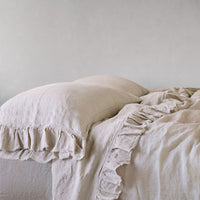 Kristine Linen Pillowcase - Sable