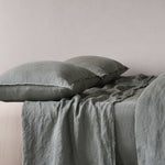 Flocca Linen Pillowcase - Mare