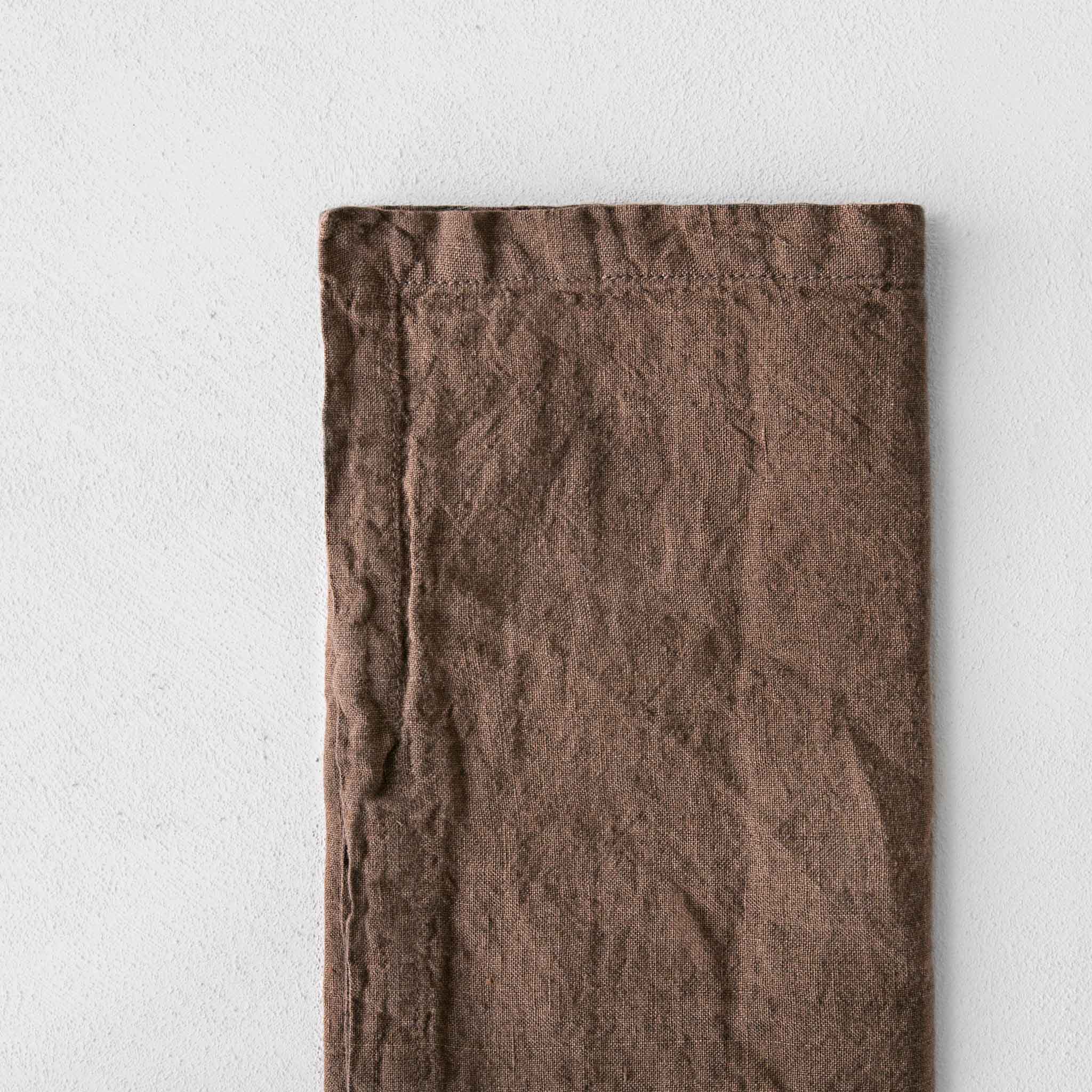 Linen Napkins & Serviettes | Chocolate Brown  | Hale Mercantile Co.