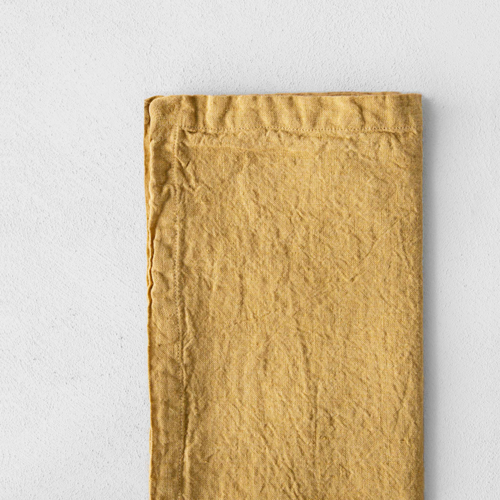 Linen Napkins & Serviettes | Muted Gold  | Hale Mercantile Co.