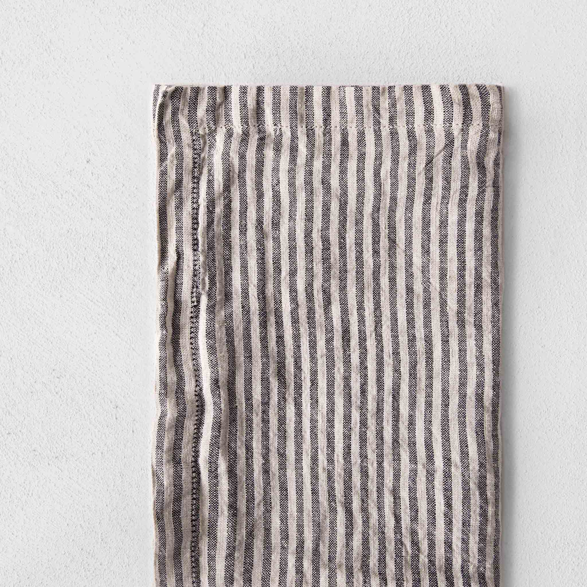 Stripe Linen Napkin | Natural Stripe | Hale Mercantile Co.