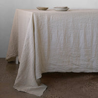 Flocca Linen Tablecloth - Sable