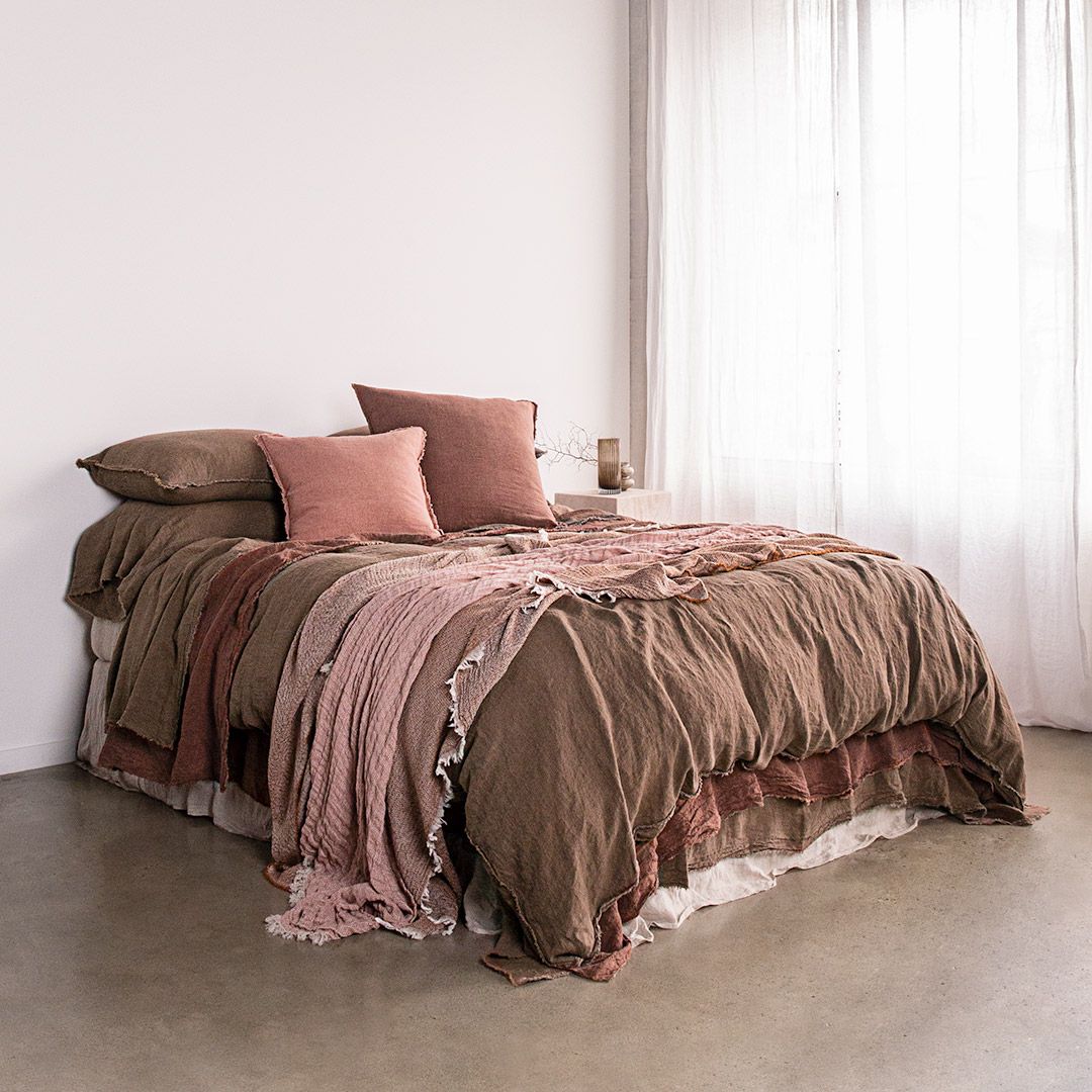 Linen Pillow Cover | Clay Pink | Hale Mercantile Co.